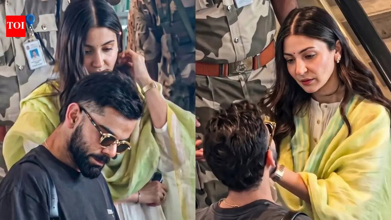 Virat Kohli, Anushka Sharma serve couple goals, make first appearance after the 'like' controversy involving German influencer LizLaz | Hindi Movie News – The Times of India