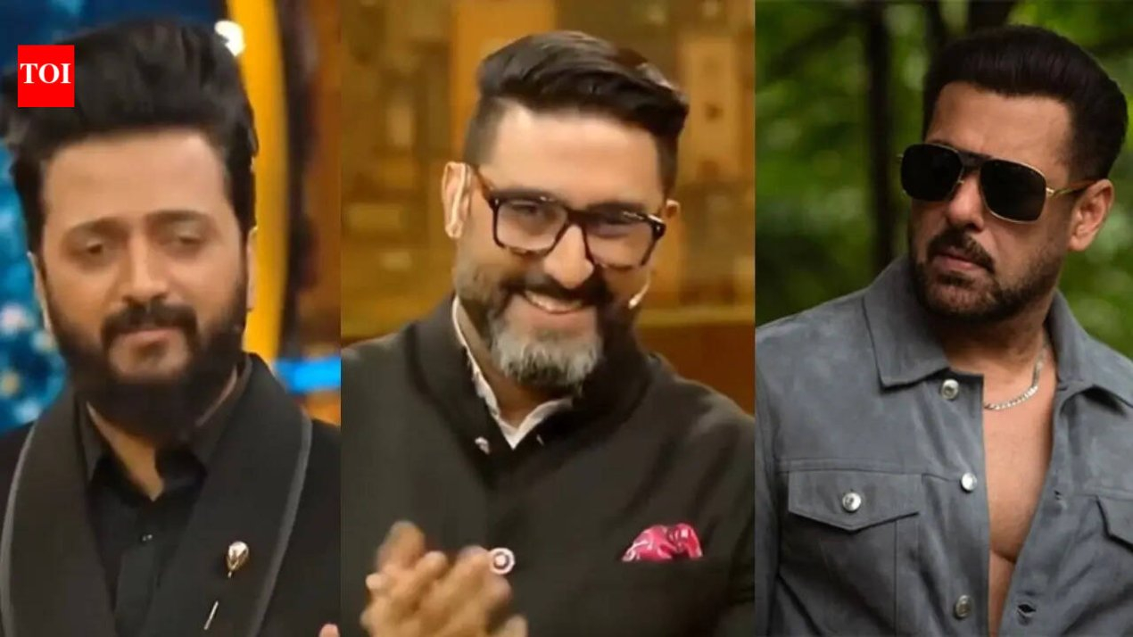 Riteish Deshmukh confirms Salman Khan's role in 'Raja Shivaji', Abhishek Bachchan's reaction goes viral – WATCH VIDEO | – The Times of India