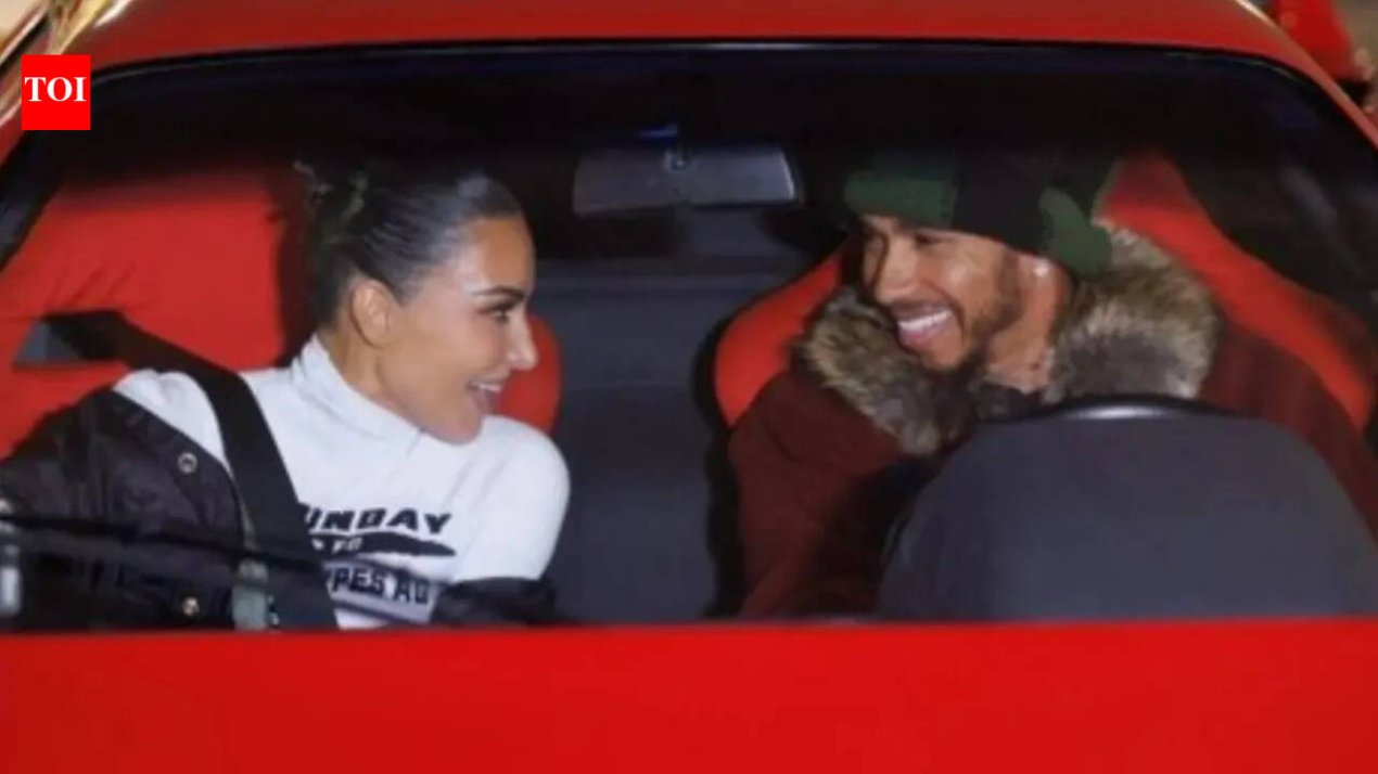 Lewis Hamilton and Kim Kardashian pack on the PDA on Malibu beach date – WATCH﻿ | – The Times of India