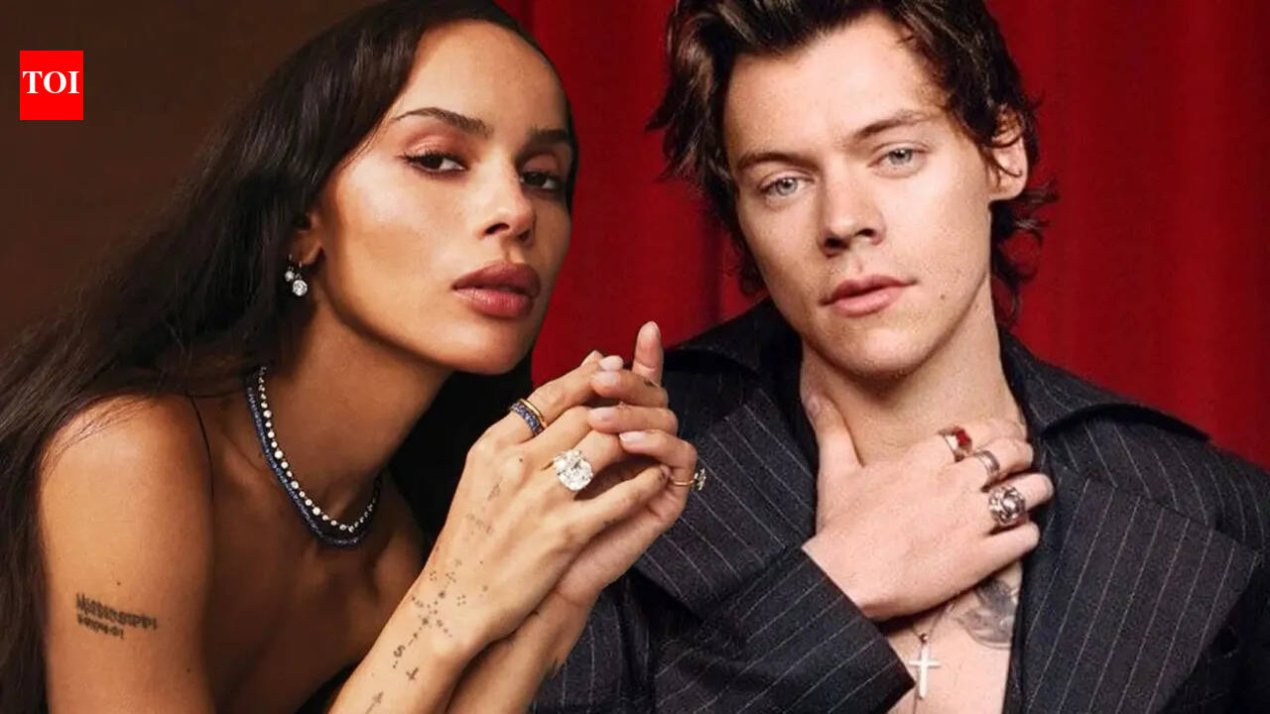 Harry Styles and Zoe Kravitz spark engagement buzz; actress spotted with HUGE dimond ring | – The Times of India