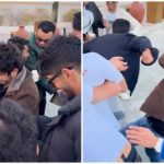 Shah Rukh Khan's son Aryan Khan turns &lsquo;joota churai&rsquo; into a mini war at friend&rsquo;s wedding; nearly falls but refuses to give up shoe | – The Times of India