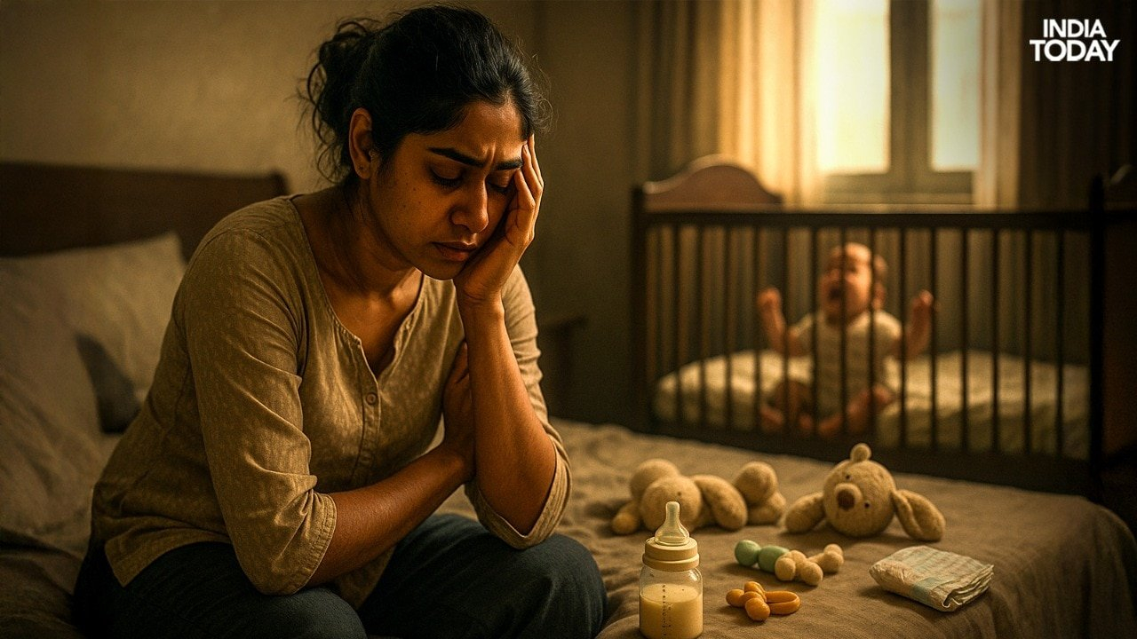 Postpartum struggles often remain unseen due to societal expectations | Photo: Generative AI