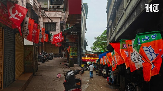 West Bengal election 2026: Of those approached in Siliguri, opinions were evenly split. Fifty per cent supported the TMC, while the remaining fifty per cent backed the BJP. (HT)