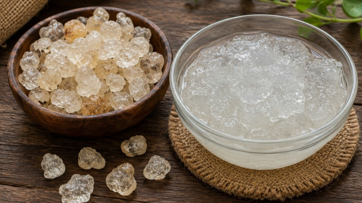 Gond katira has very low amounts of calcium and magnesium