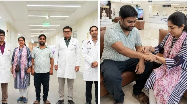 A Greater Noida woman donates her kidney to her younger brother, who had been on dialysis for 2.5 years, giving him a chance to live with his family again.