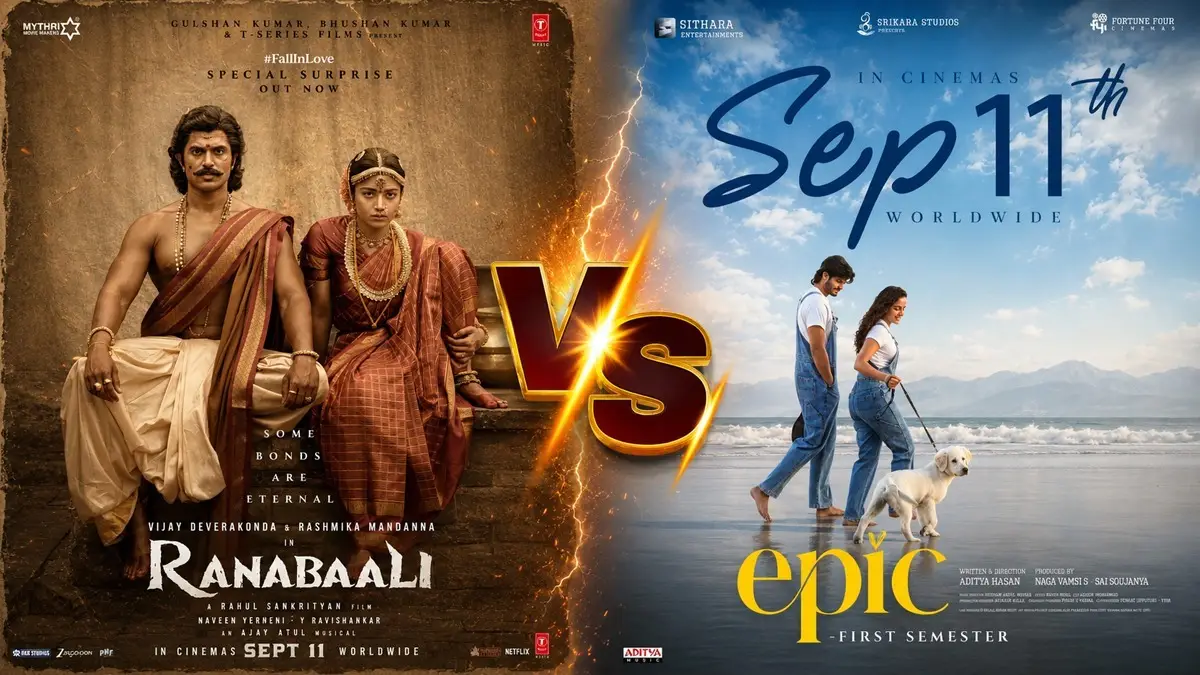 Deverakonda vs Deverakonda On September 11, As Anand’s Epic Sets To Clash With Vijay-Rashmika Mandanna’s Ranabaali