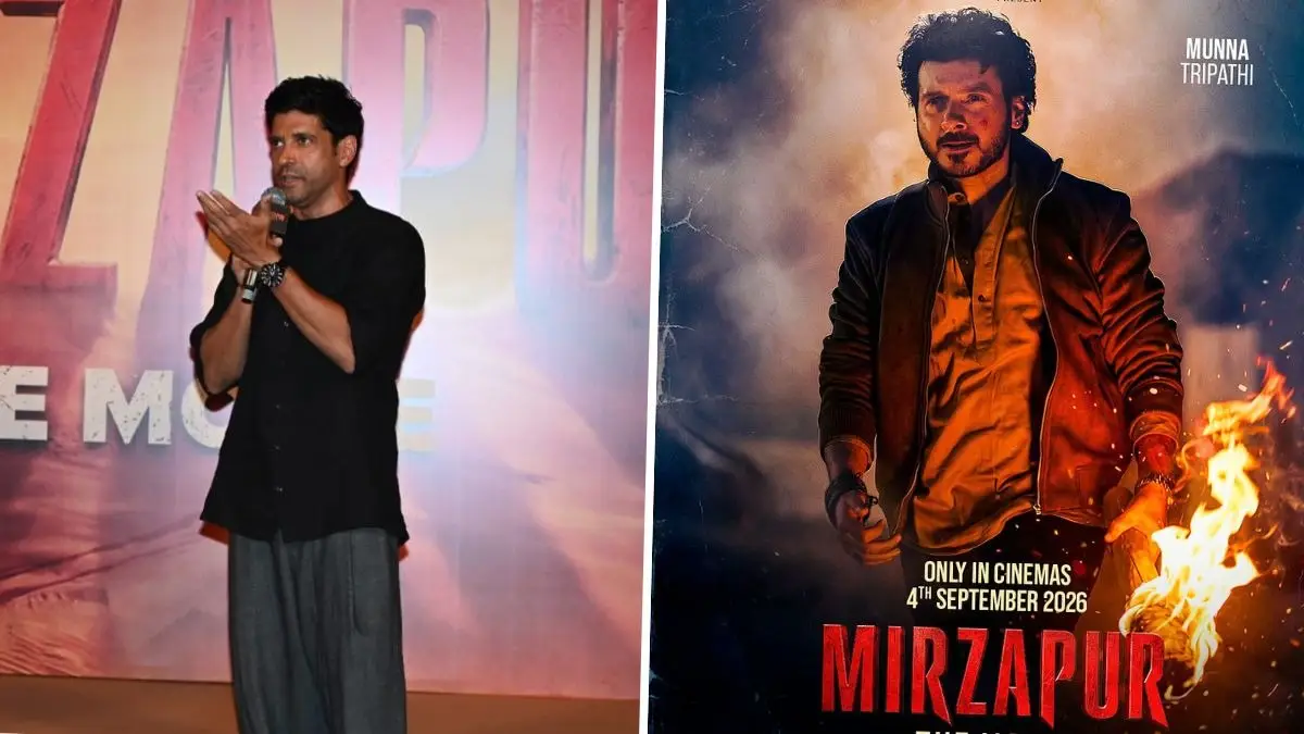 Fans Demanded This: Farhan Akhtar At Mirzapur The Movie Trailer Launch