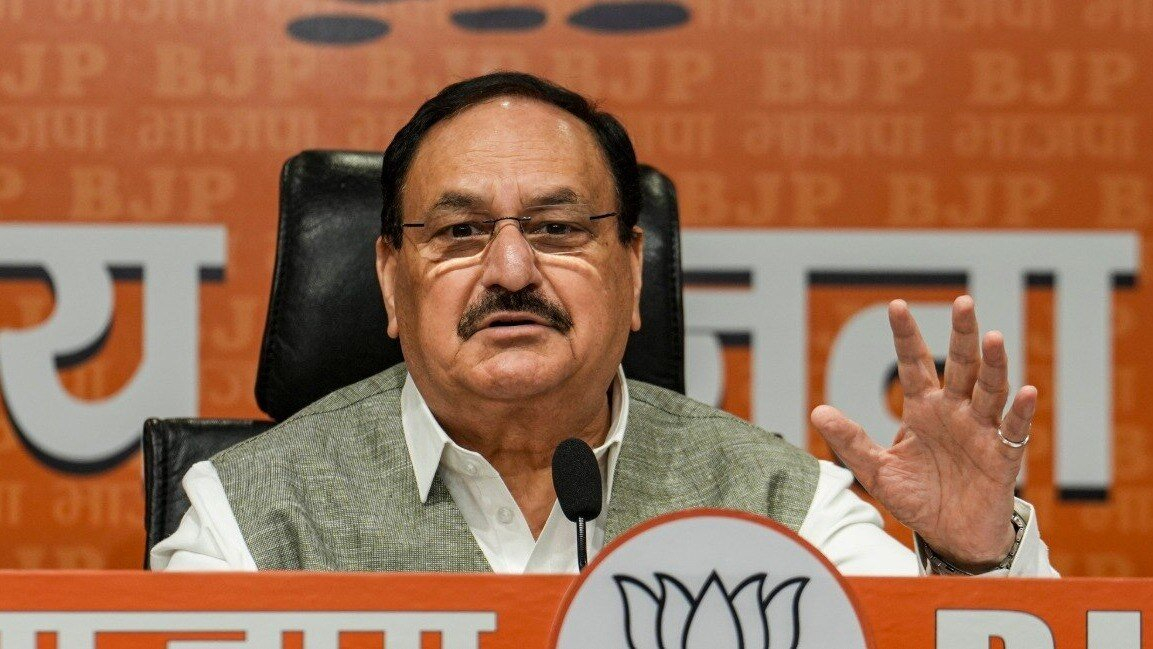 JP Nadda undergoes angioplasty at AIIMS Delhi. (Credits:PTI))
