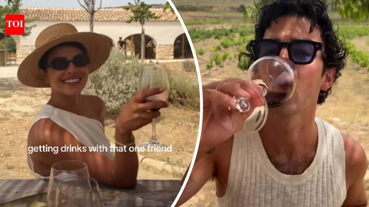 Joe Jonas and Priyanka Chopra prove they're the perfect drinking buddies; fans gush over their 'cool bhabhi, cool devar' energy
