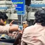 Dhanush mobbed by fans during 'OM Chapter 1: Udhiram – The Blood Wood' shoot near Annamalaiyar Temple in Thiruvannamalai – Watch