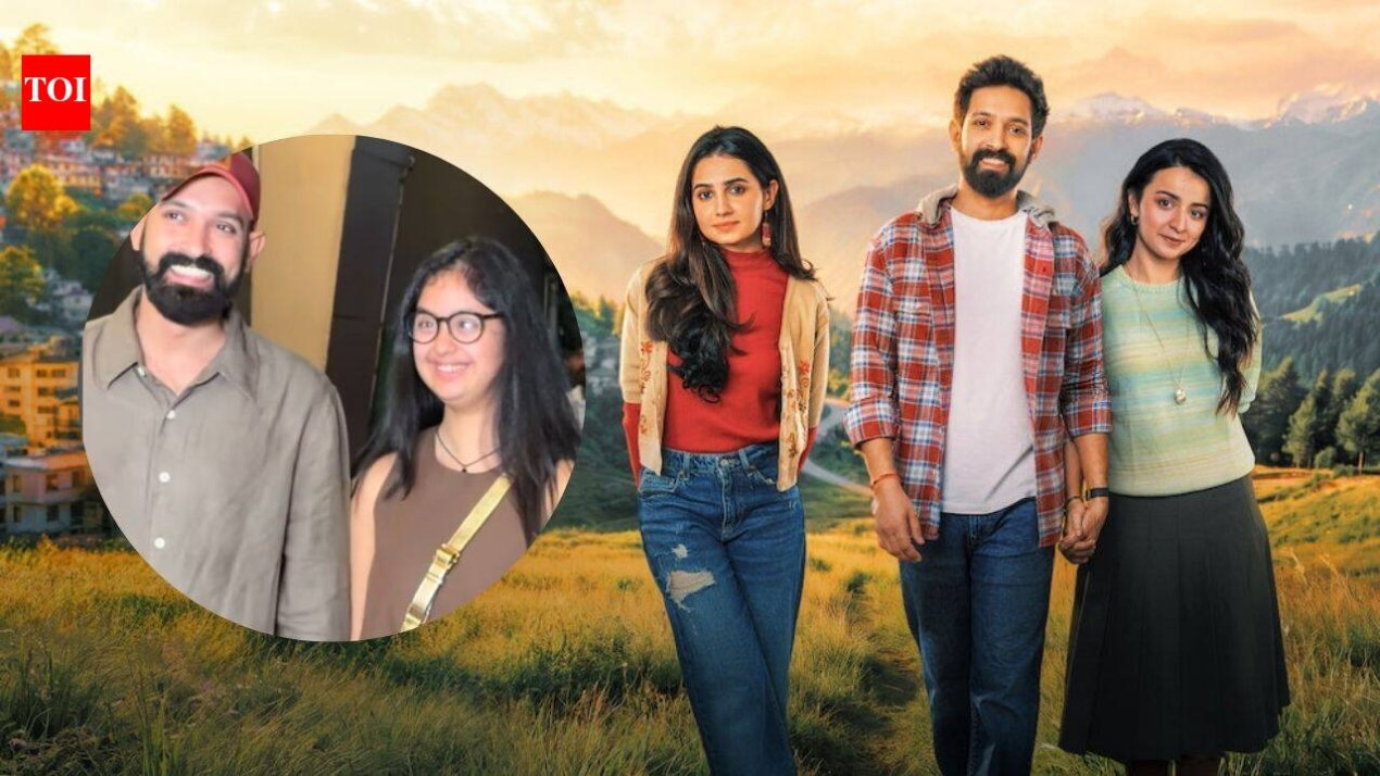 Vikrant Massey's affectionate 'chachu' moment with niece melts hearts at 'Musafir Cafe' success party – Watch