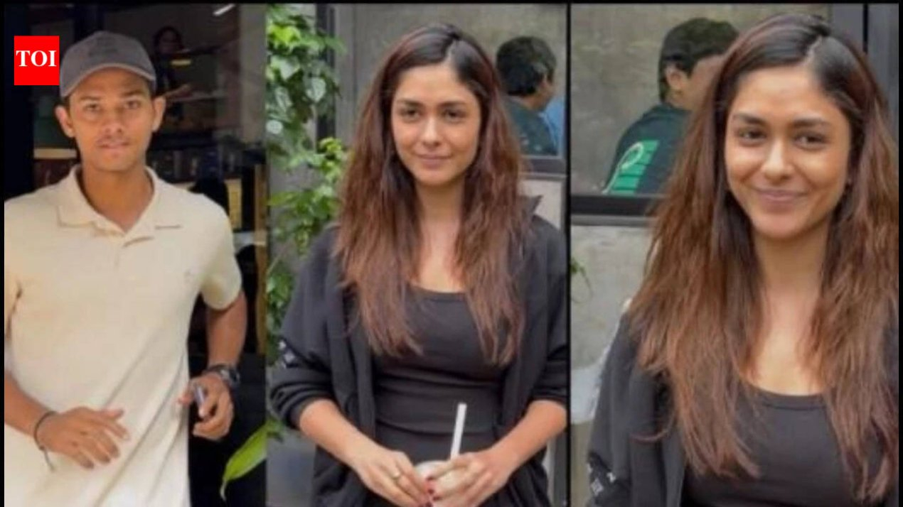 Mrunal Thakur reacts to link-up rumours with 10 year younger cricketer Yashasvi Jaiswal: 'Bro relax, show me ek sath kahan?'