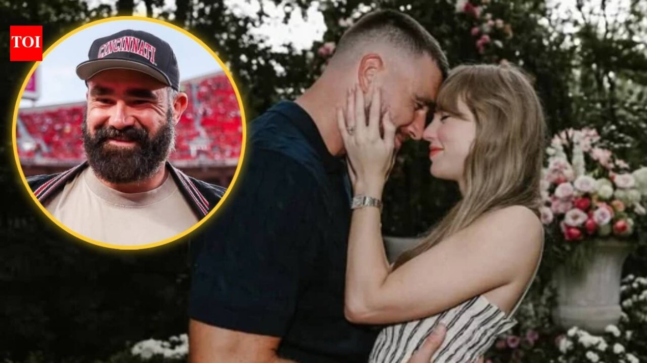 Jason Kelce cried at Travis Kelce and Taylor Swift&rsquo;s wedding for &lsquo;many reasons,&rsquo; reveals Kylie Kelce