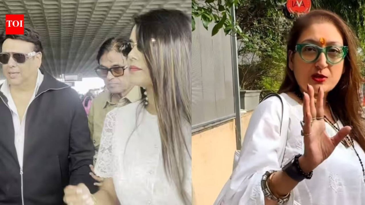 Ssunita Ahuja reacts Govinda gets spotted with rumoured girlfriend Komal at the airport after cheating allegations: 'Vinaash kaale vipreet buddhi'