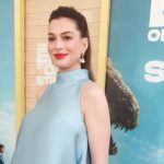 Anne Hathaway flaunts a baby bump in a new outing; she stuns in an all-black fit while heading to &lsquo;Jimmy Kimmel Live!&rsquo;