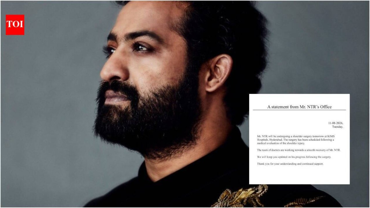 Jr NTR to undergo shoulder surgery in Hyderabad; team asks fans and media to respect 'Dragon' actor&rsquo;s privacy