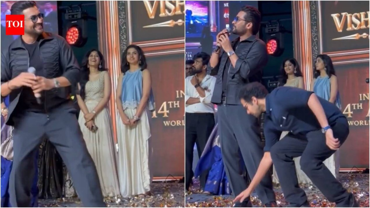 WATCH: 'Vishwanath & Sons' director Venky Atluri pays respect to Suriya on stage; video wins hearts