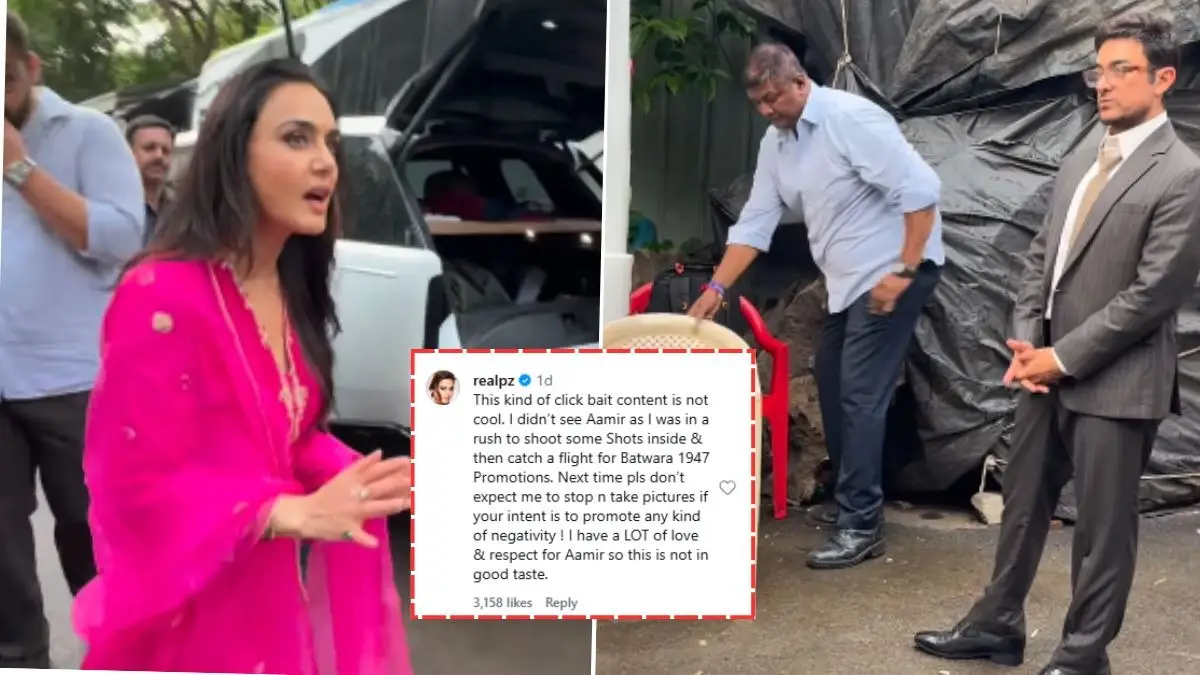 Not In Good Taste: Preity Zinta Reacts Strongly After Misleading Viral Video Alleges Her Of Ignoring Aamir Khan During KBC 18 Shoot