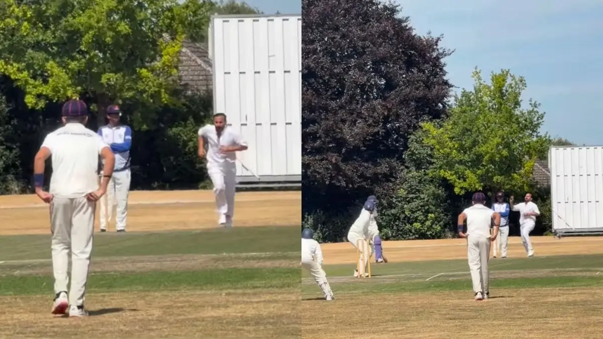 Viral Video – Saif Ali Khan Channels His Inner Cricketer In London, Fans Draw Roger Binny Parallels