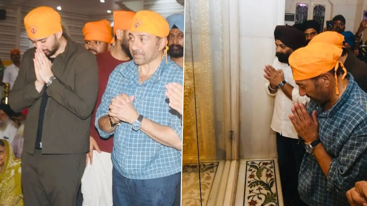 Sunny Deol Seeks Blessings At Takhat Sri Harimandir Ji Patna Sahib Ahead of Batwara 1947 Release