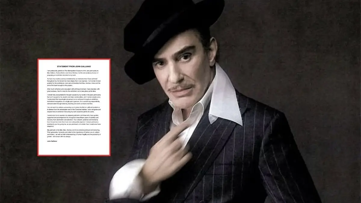 Met Gala 2027: John Galliano Bows Out From Costume Exhibit Amid Backlash