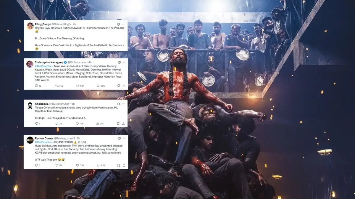 The Paradise X Review: Netizens Call Nani Starrer ‘Cringe’ And ‘Disaster ‘; Mock Raghav Juyal’s Performance