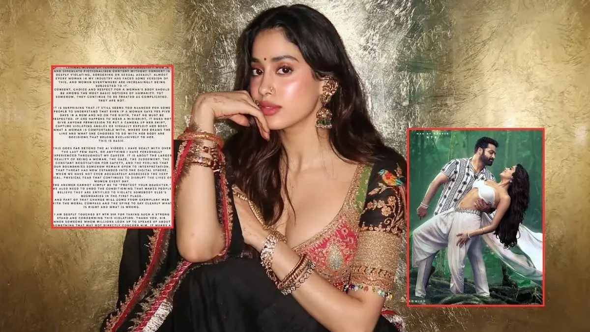 Janhvi Kapoor Harshly Reacts To Morphed Chuttamalle Video, Says ‘Bordering On Sexual Assault’